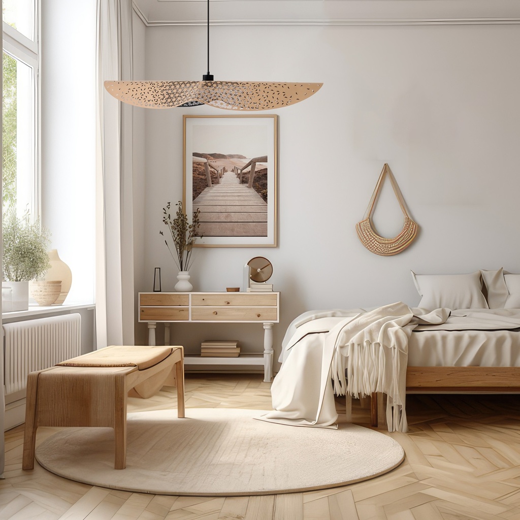 Suspension ENVOLE-MOI M L75cm Beige